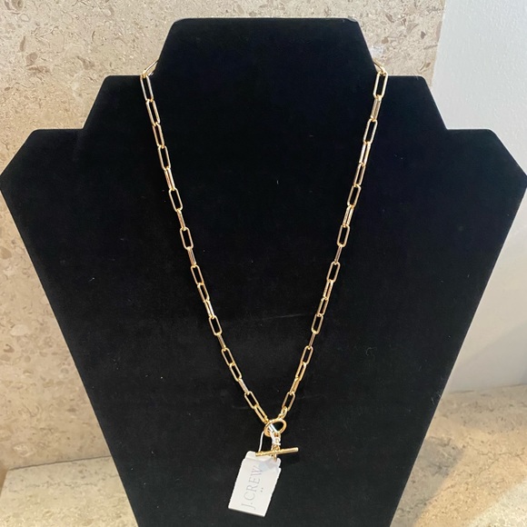 J. Crew Paperclip Toggle Necklace - Picture 8 of 16